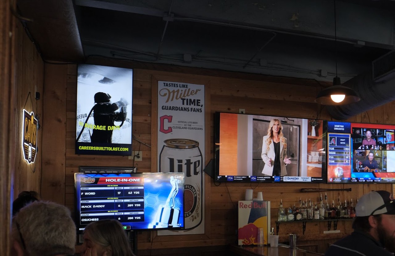 BlueForge Alliance 'No Average Days' creative in Cleveland sports bar