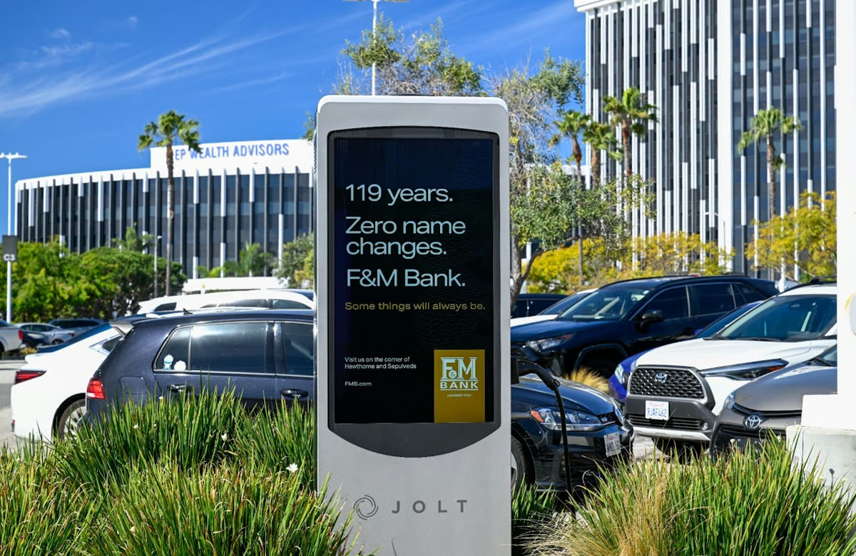 EV Charger — real DOOH placement