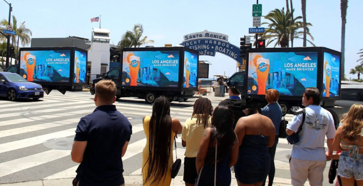 LED Truck — real DOOH placement