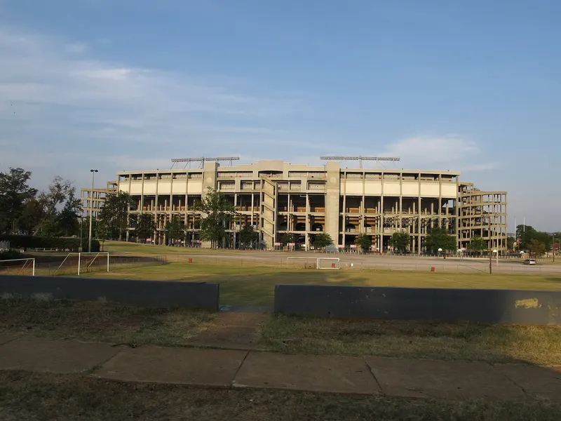 Legion Field's exterior in Birmingham, Alabama.